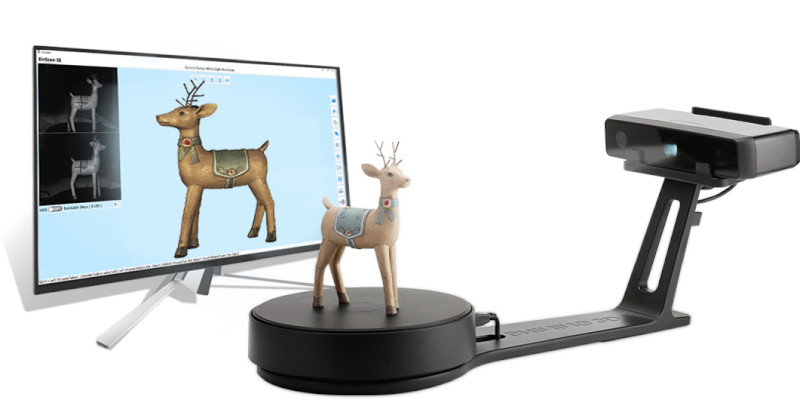 La digitalisation par scanner 3D rotatif haute résolution_EinScan